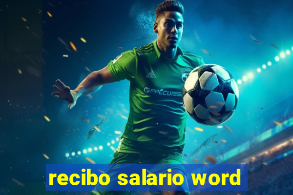 recibo salario word